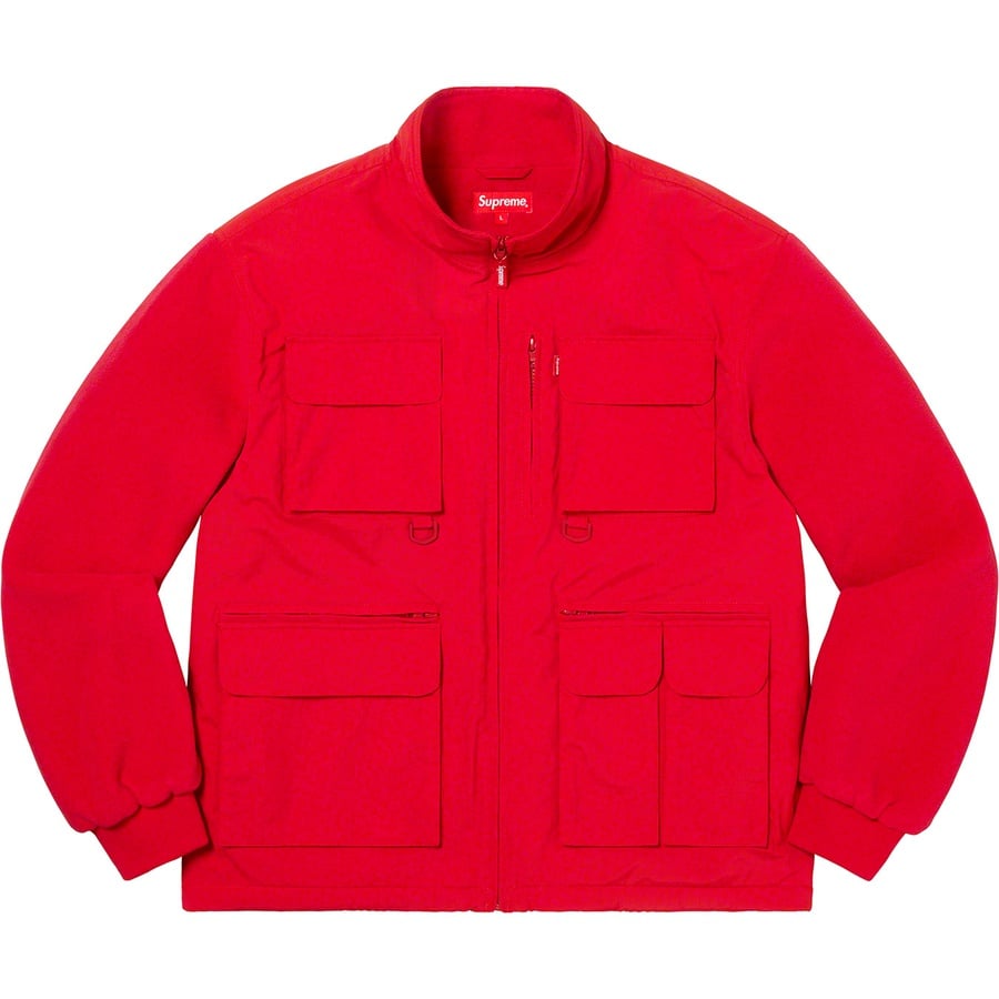 Details on Upland Fleece Jacket Red from fall winter
                                                    2019 (Price is $228)