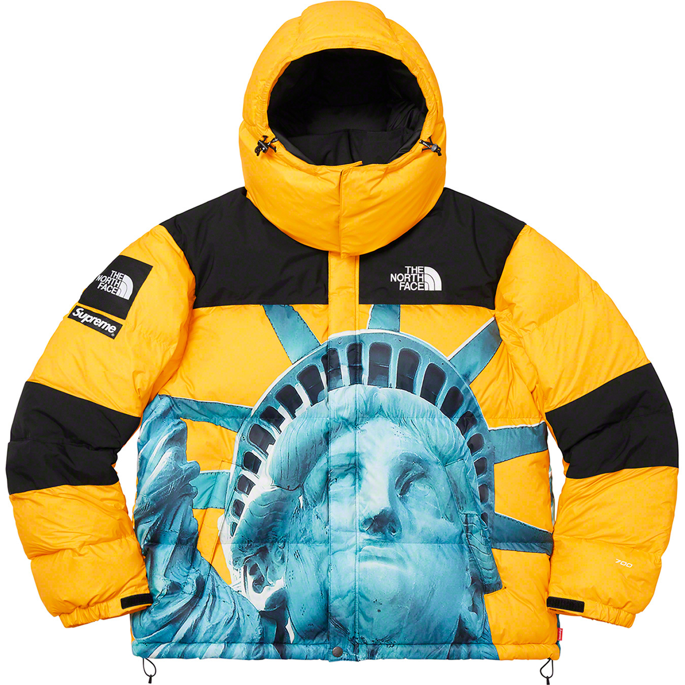 Supreme The North Face Statue of Liberty Baltoro Jacket yellow M-