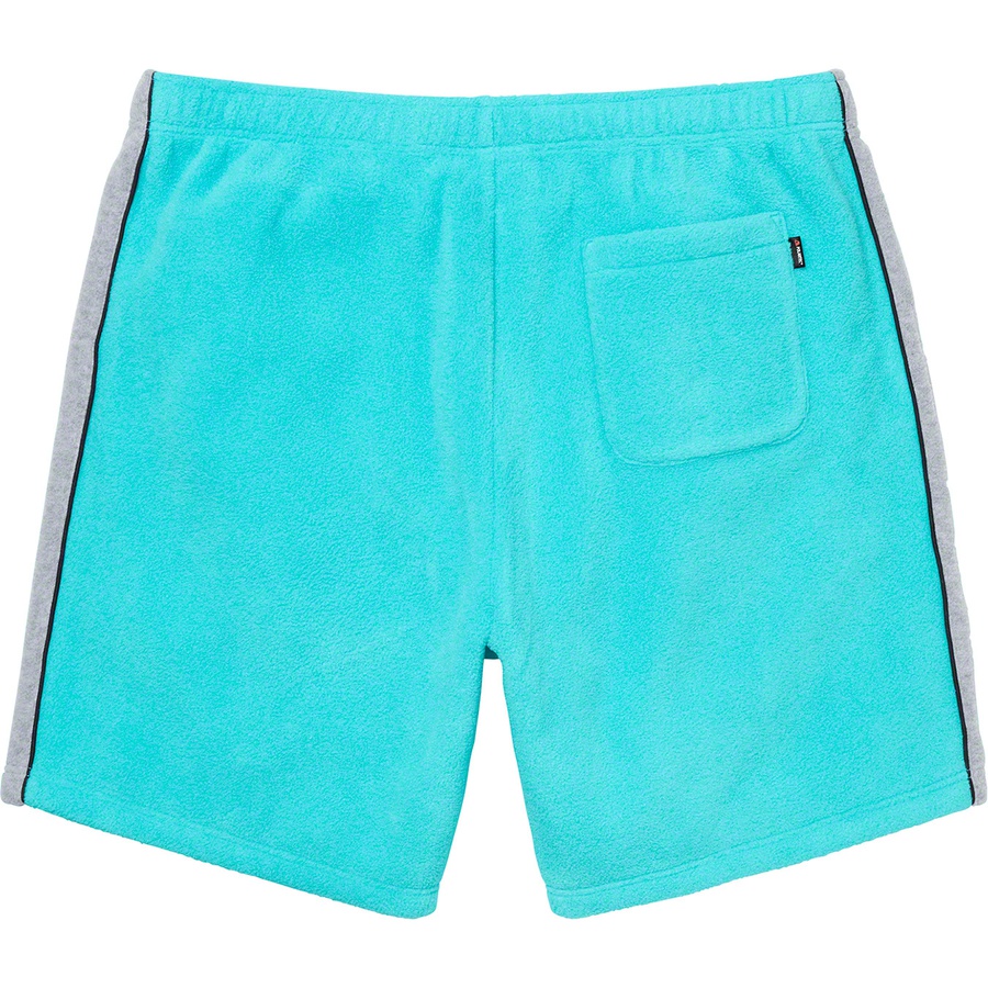Details on Polartec Short Light Blue from fall winter 2019 (Price is $118)