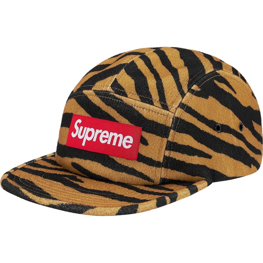 Details on Wool Camp Cap Tiger Stripe from fall winter 2019 (Price is $54)