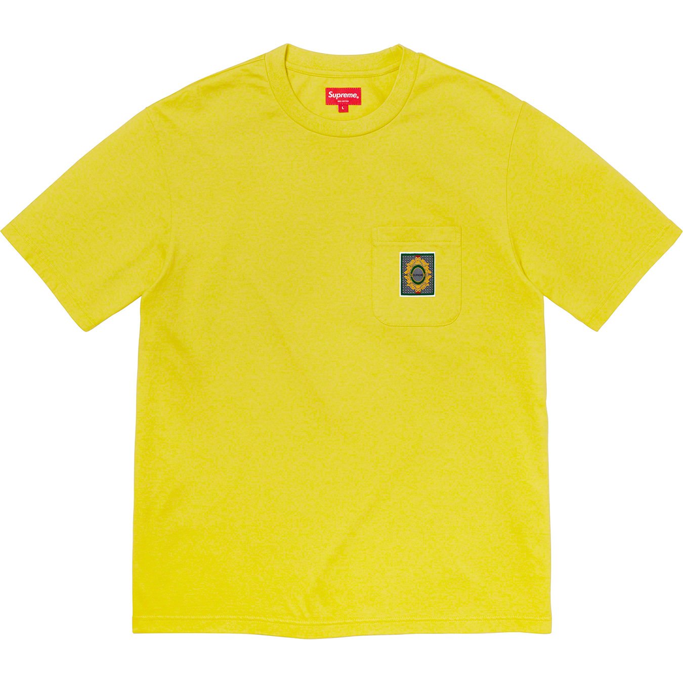 Crest Label Pocket Tee - fall winter 2019 - Supreme