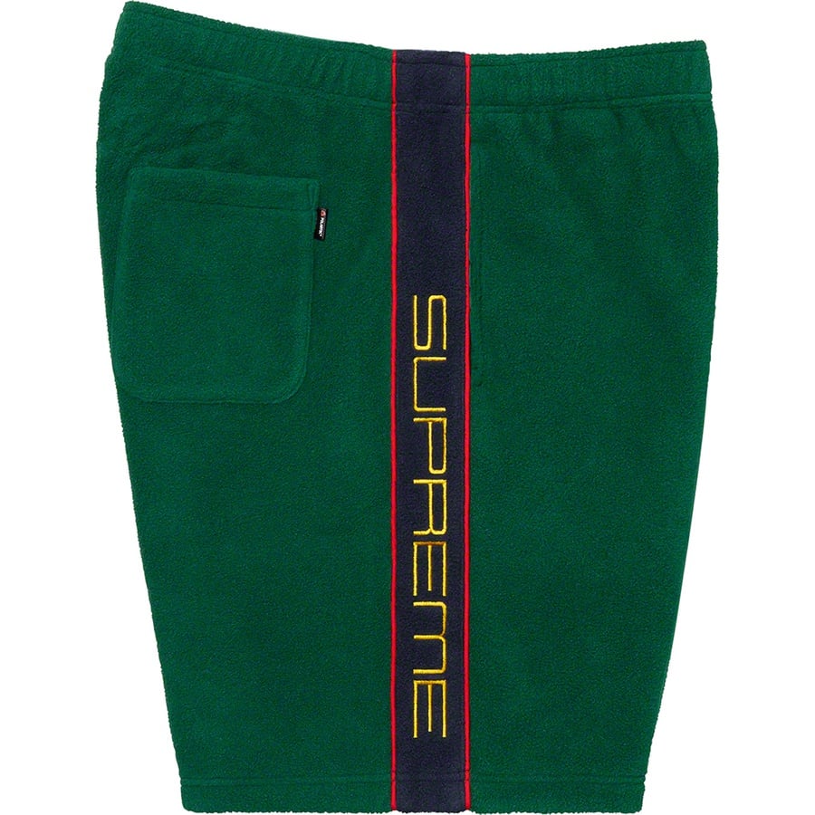 Details on Polartec Short Dark Green from fall winter
                                                    2019 (Price is $118)