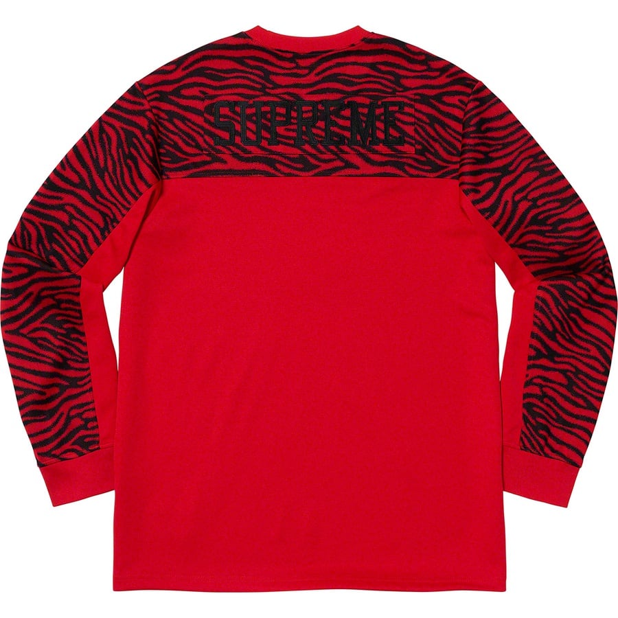 Details on Zebra L S Top Red from fall winter
                                                    2019 (Price is $118)