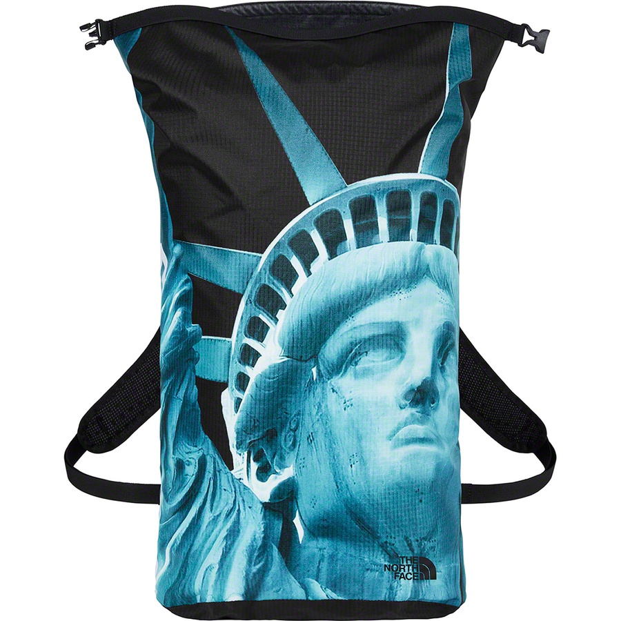 Details on Supreme The North Face Statue of Liberty Waterproof Backpack Black from fall winter 2019 (Price is $168)