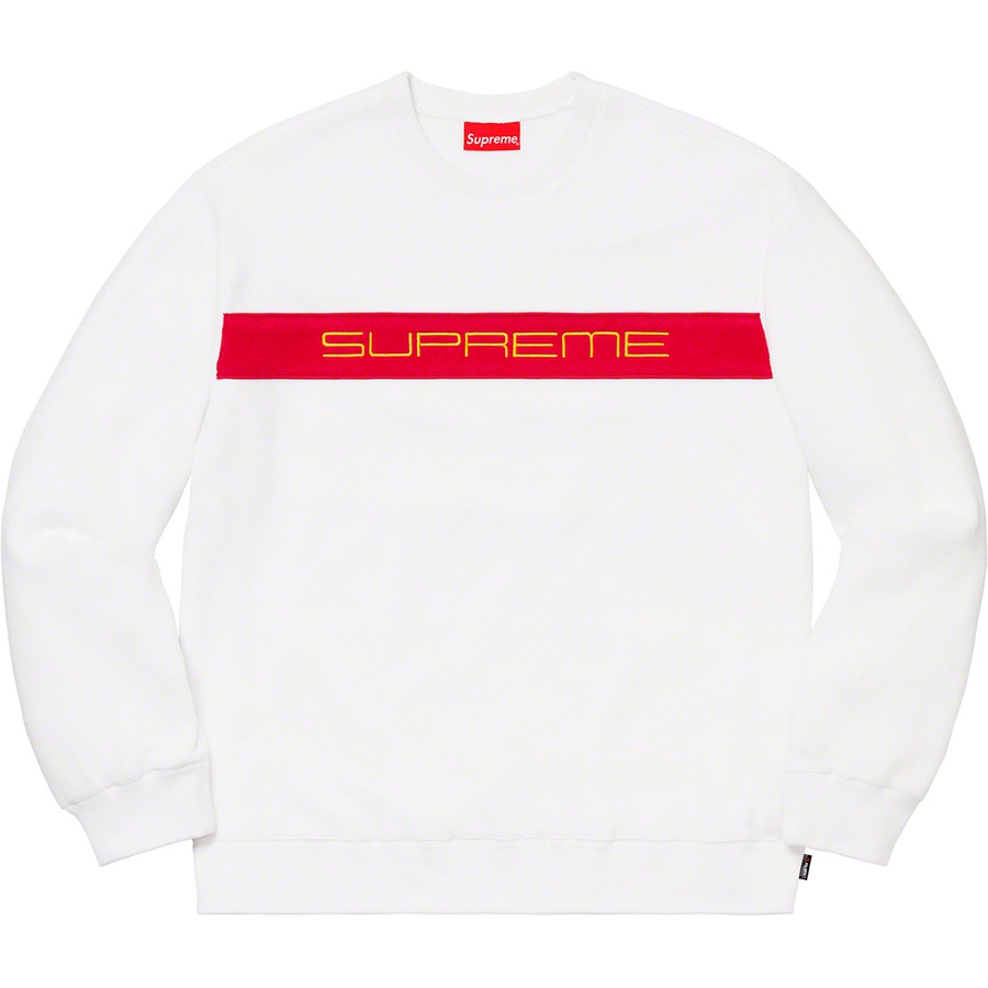 Details on Polartec Crewneck White from fall winter 2019 (Price is $138)