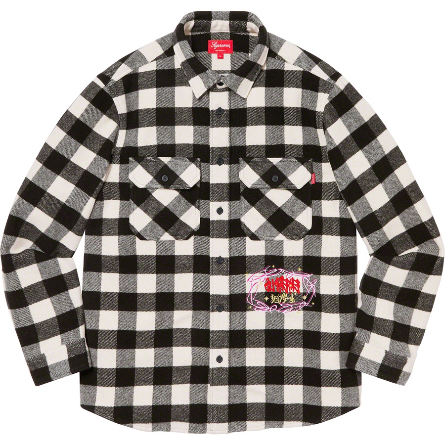 Details on 1-800 Buffalo Plaid Shirt White from fall winter
                                                    2019 (Price is $138)