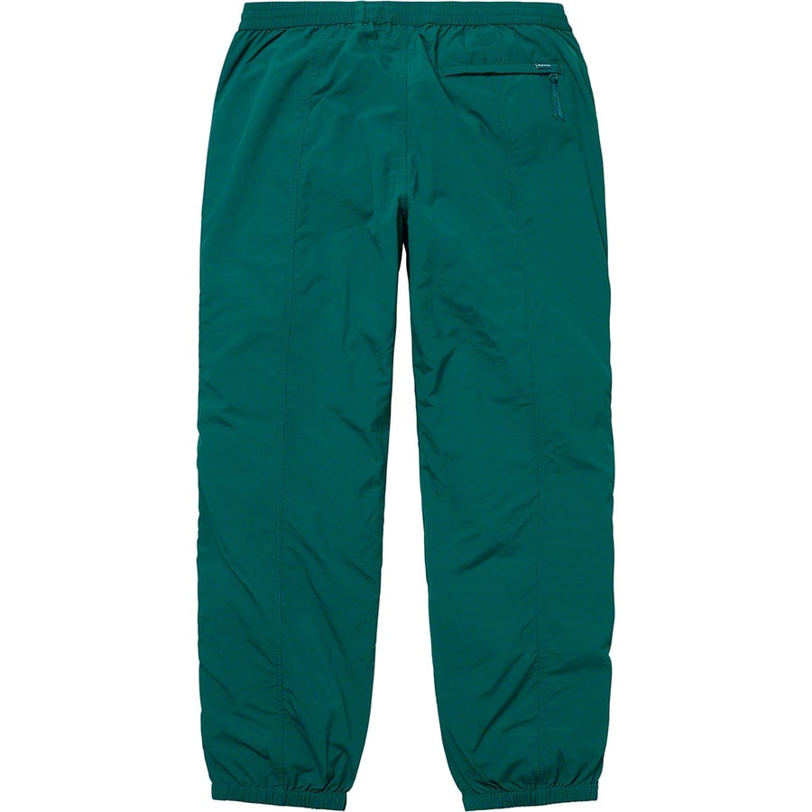 Details on Paneled Warm Up Pant Teal from fall winter 2019 (Price is $128)