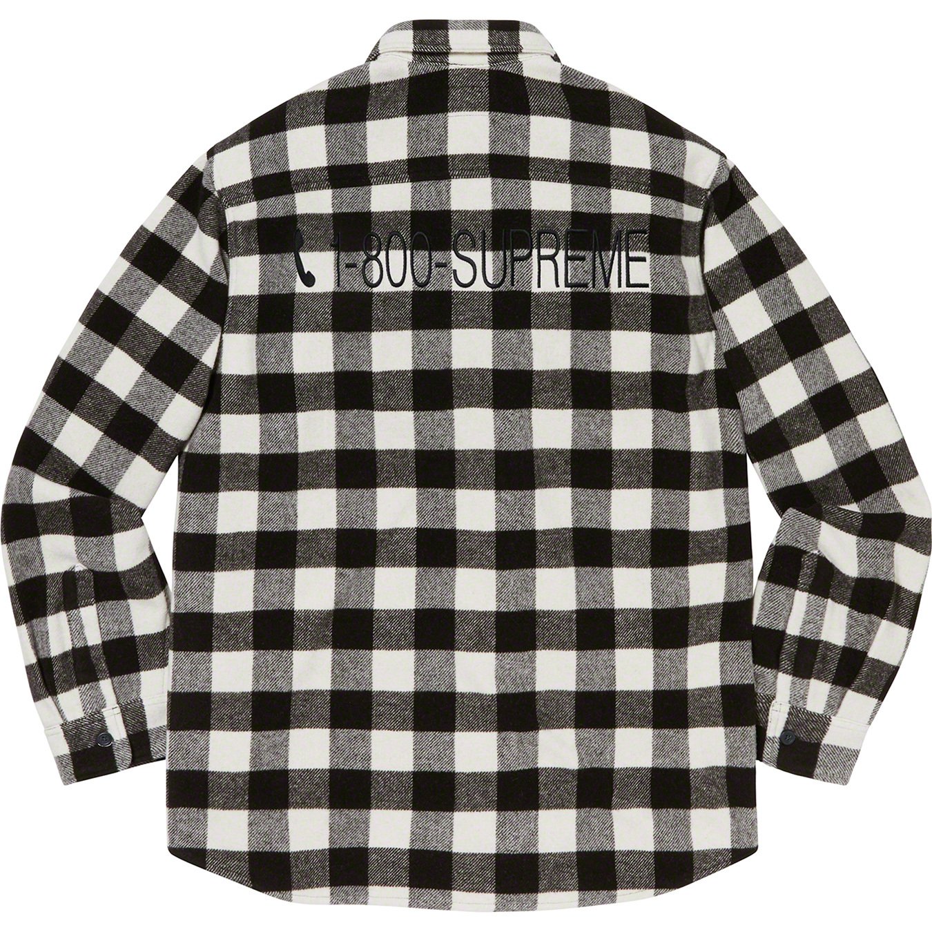 1-800 Buffalo Plaid Shirt - fall winter 2019 - Supreme