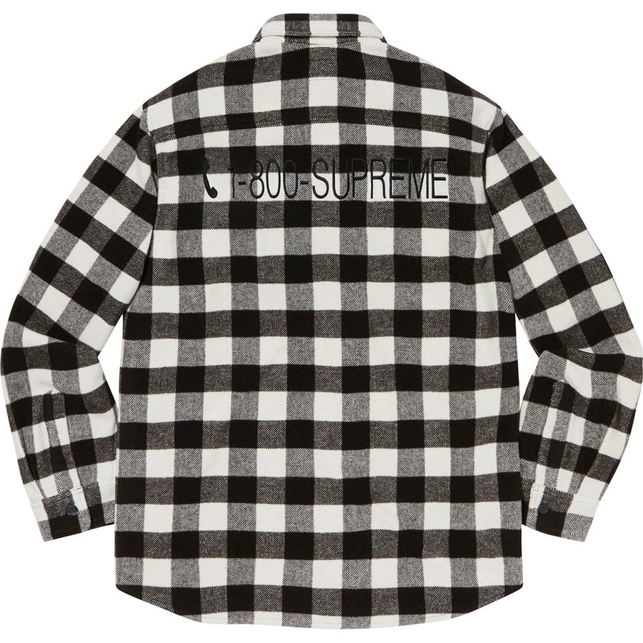 Details on 1-800 Buffalo Plaid Shirt White from fall winter
                                                    2019 (Price is $138)