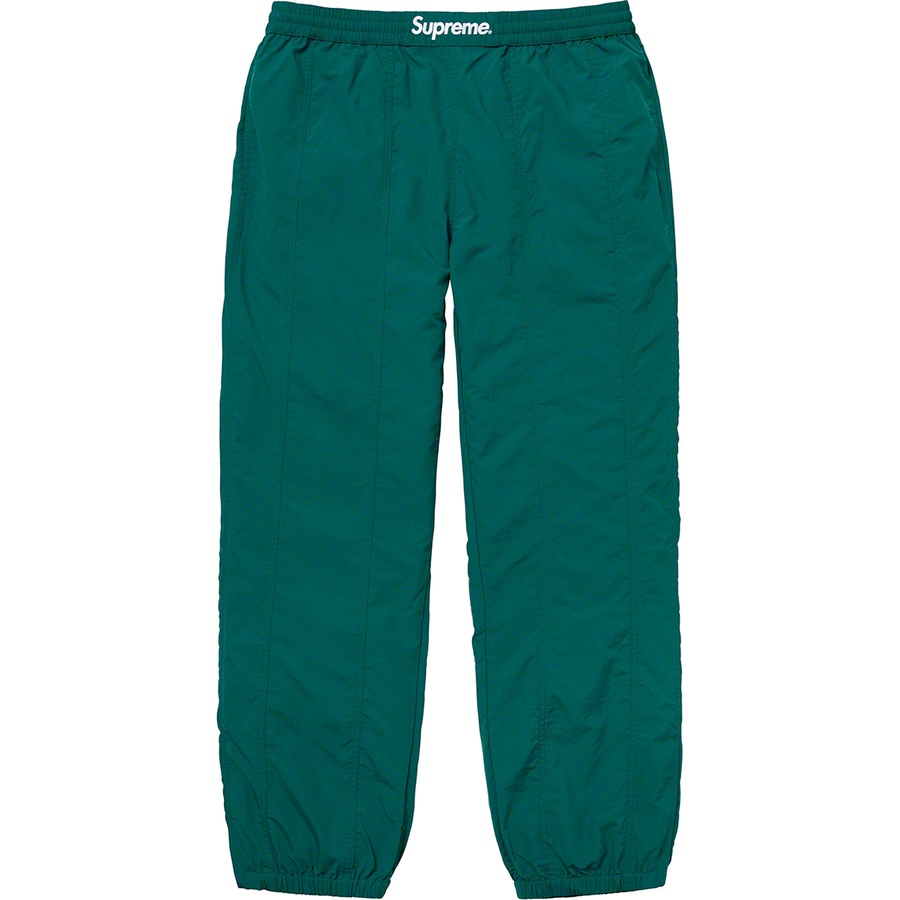 Details on Paneled Warm Up Pant Teal from fall winter
                                                    2019 (Price is $128)