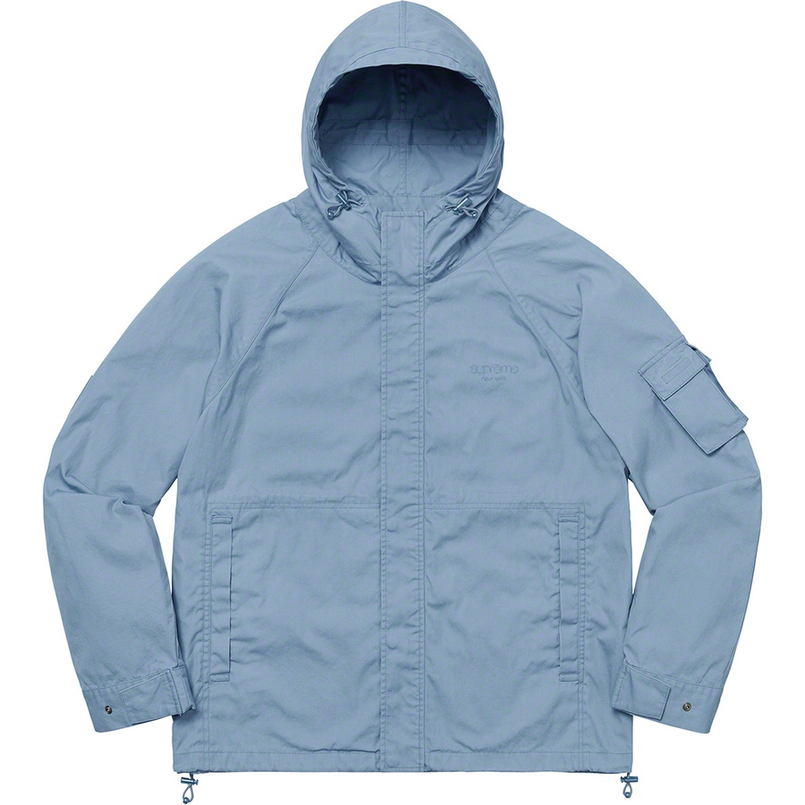 Details on Cotton Field Jacket Light Blue from fall winter 2019 (Price is $268)