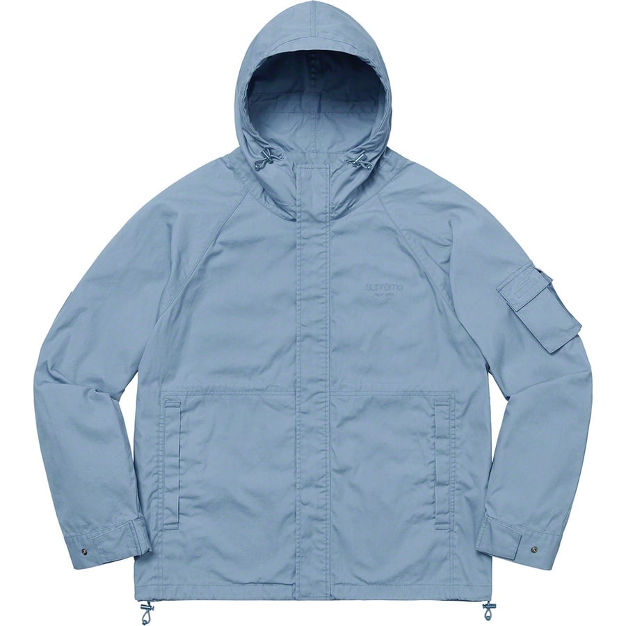 Details on Cotton Field Jacket Light Blue from fall winter
                                                    2019 (Price is $268)