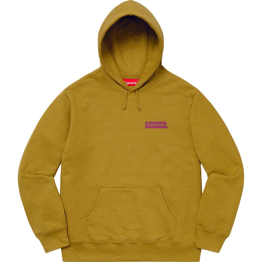 Details on Stop Crying Hooded Sweatshirt Dark Mustard from fall winter
                                                    2019 (Price is $158)