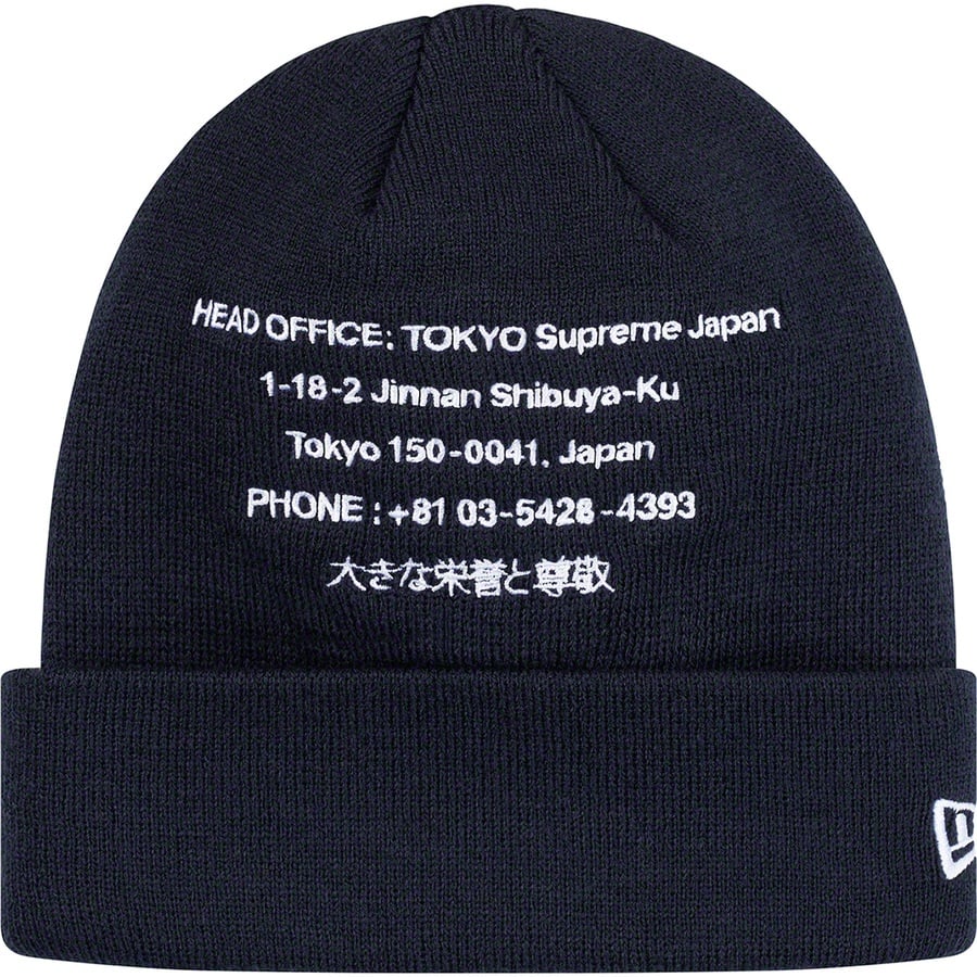Details on New Era HQ Beanie Navy from fall winter 2019 (Price is $38)