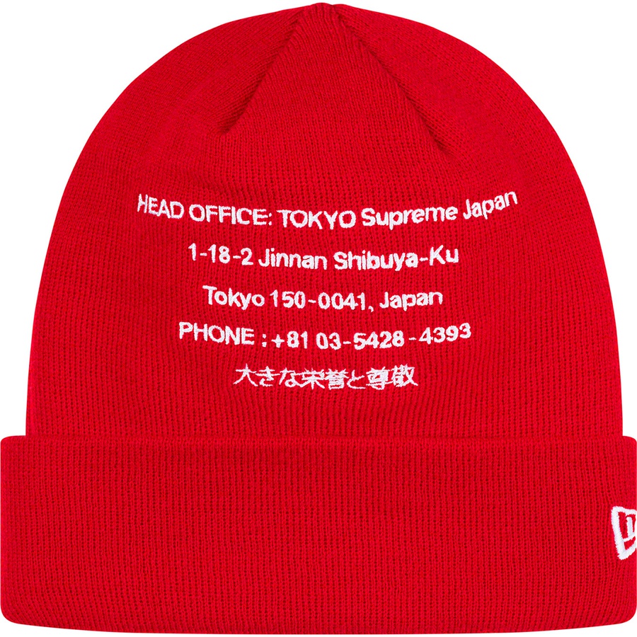 Details on New Era HQ Beanie Red from fall winter
                                                    2019 (Price is $38)