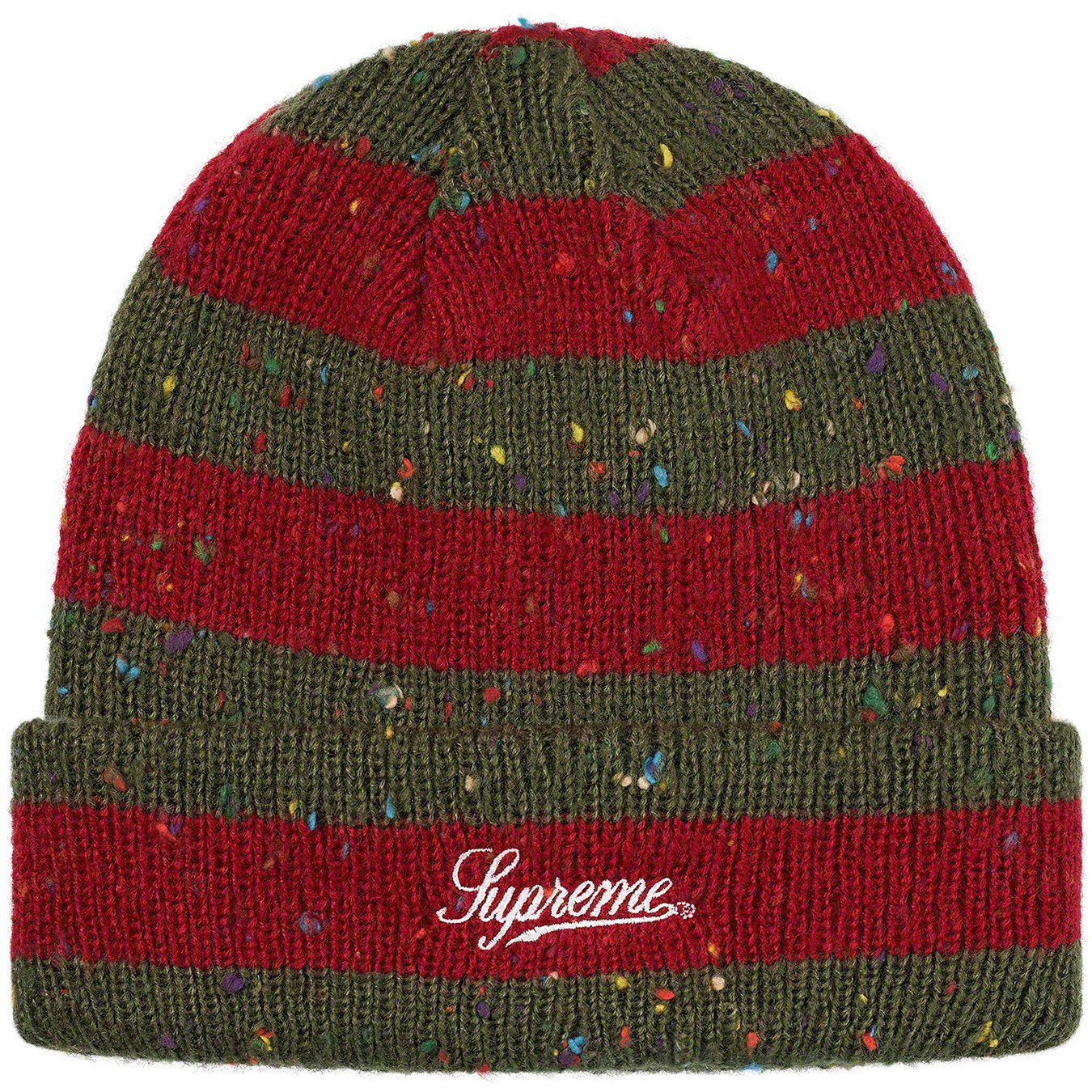 Stripe Speckle Beanie - fall winter 2019 - Supreme