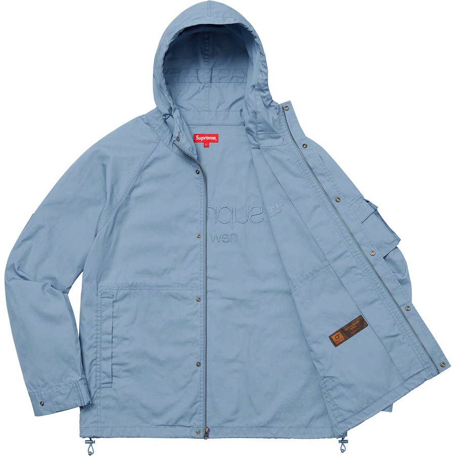 Details on Cotton Field Jacket Light Blue from fall winter
                                                    2019 (Price is $268)