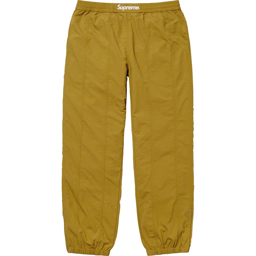 Details on Paneled Warm Up Pant Gold from fall winter
                                                    2019 (Price is $128)