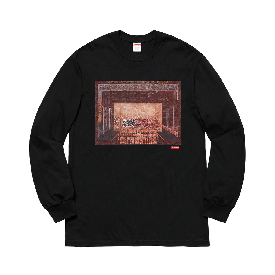 Details on Martin Wong Supreme Attorney Street L S Tee from fall winter
                                            2019 (Price is $58)