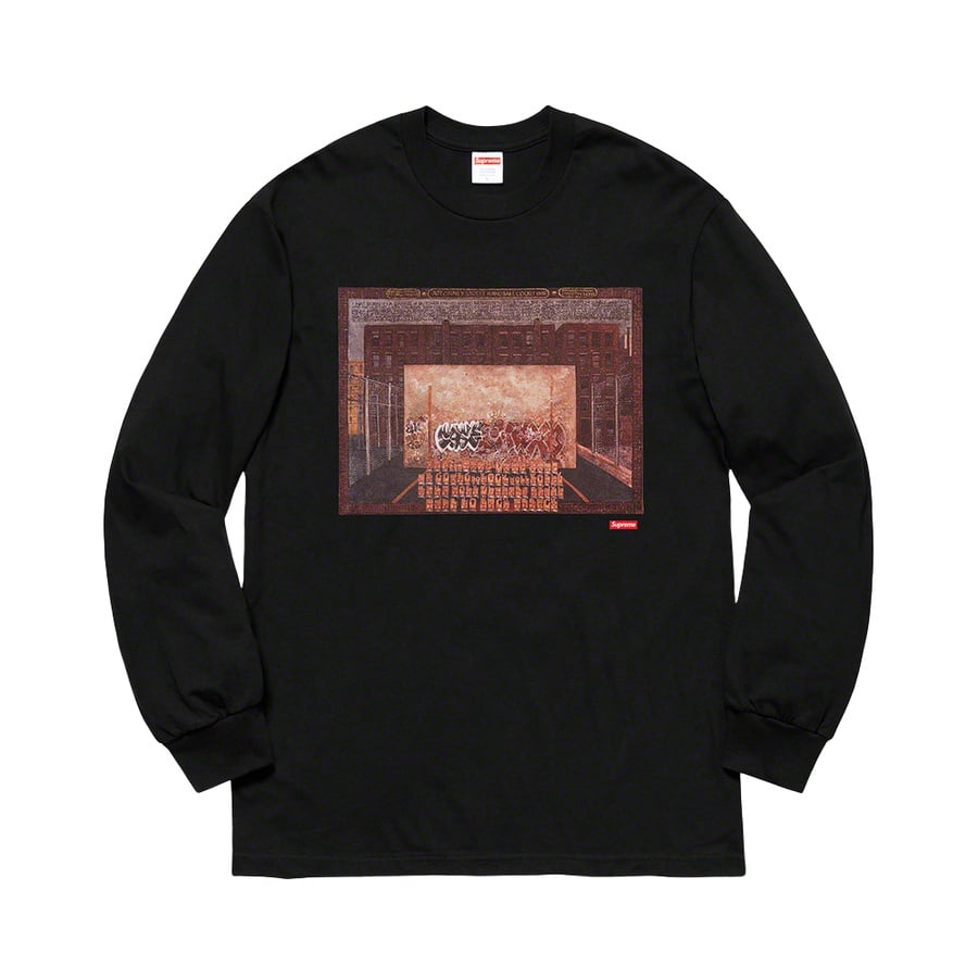 Supreme Martin Wong Supreme Attorney Street L S Tee released during fall winter 19 season