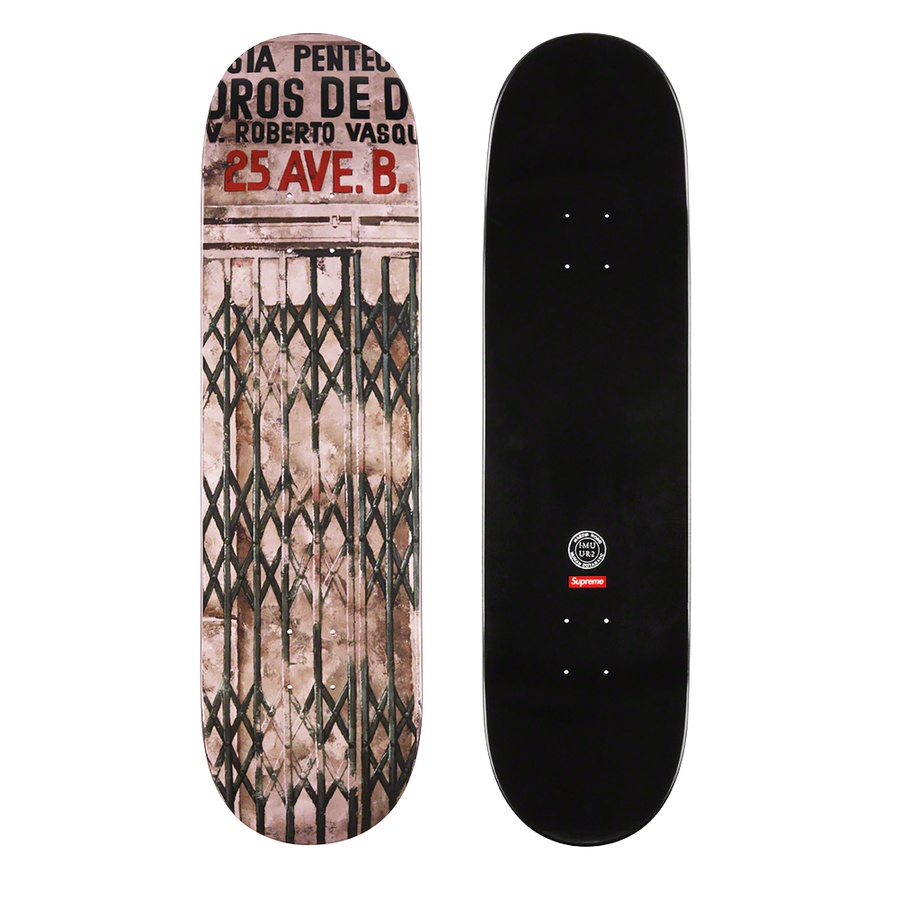Details on Martin Wong Supreme Iglesia Pentecostal Skateboard from fall winter 2019 (Price is $60)