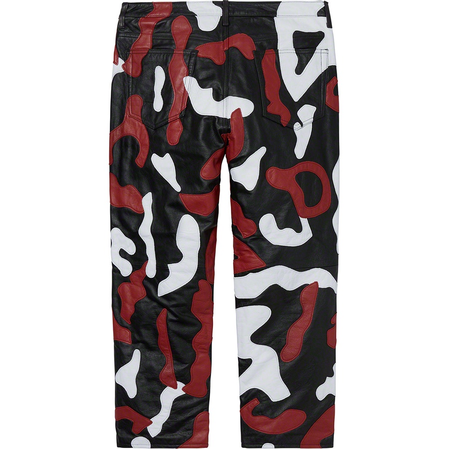 Details on Camo Leather 5-Pocket Pant Red Camo from fall winter
                                                    2019 (Price is $598)