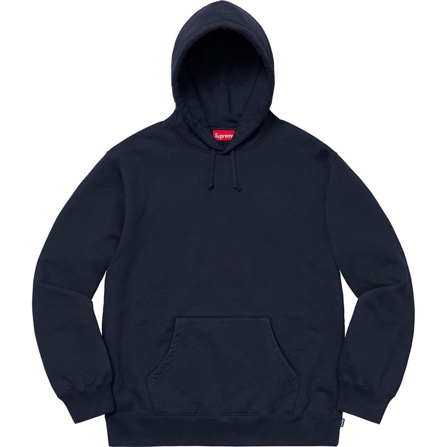 Details on Rhinestone Script Hooded Sweatshirt Navy from fall winter
                                                    2019 (Price is $158)