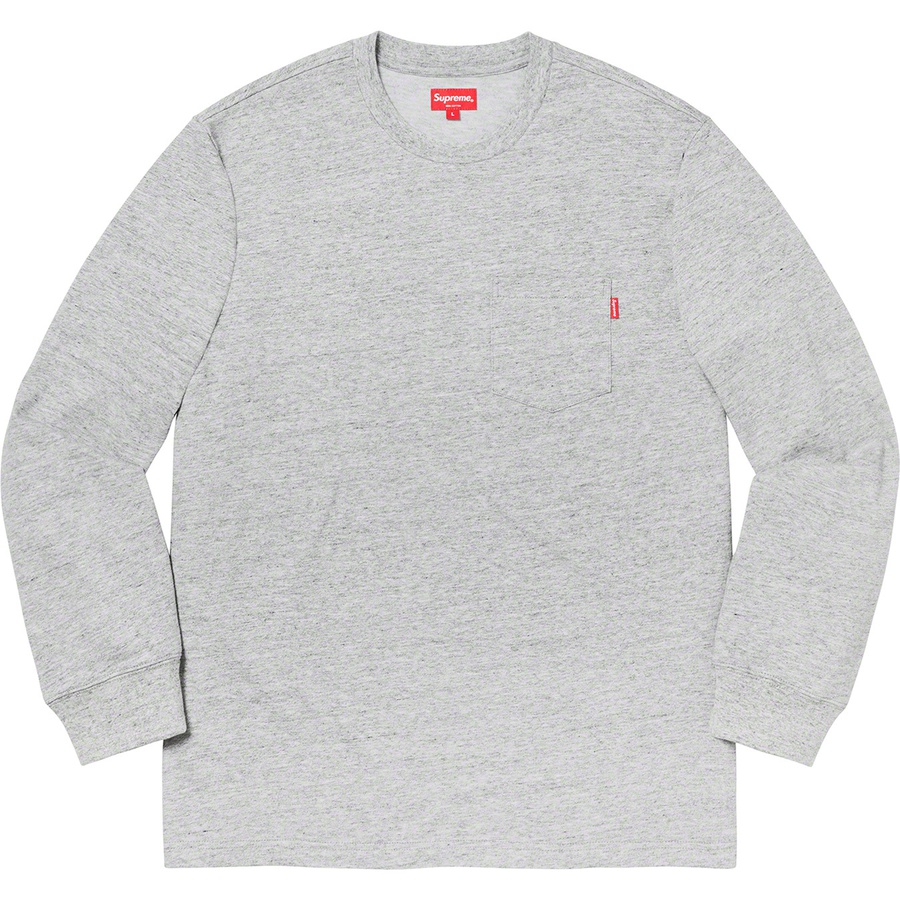 Details on L S Pocket Tee Heather Grey from fall winter
                                                    2019 (Price is $78)