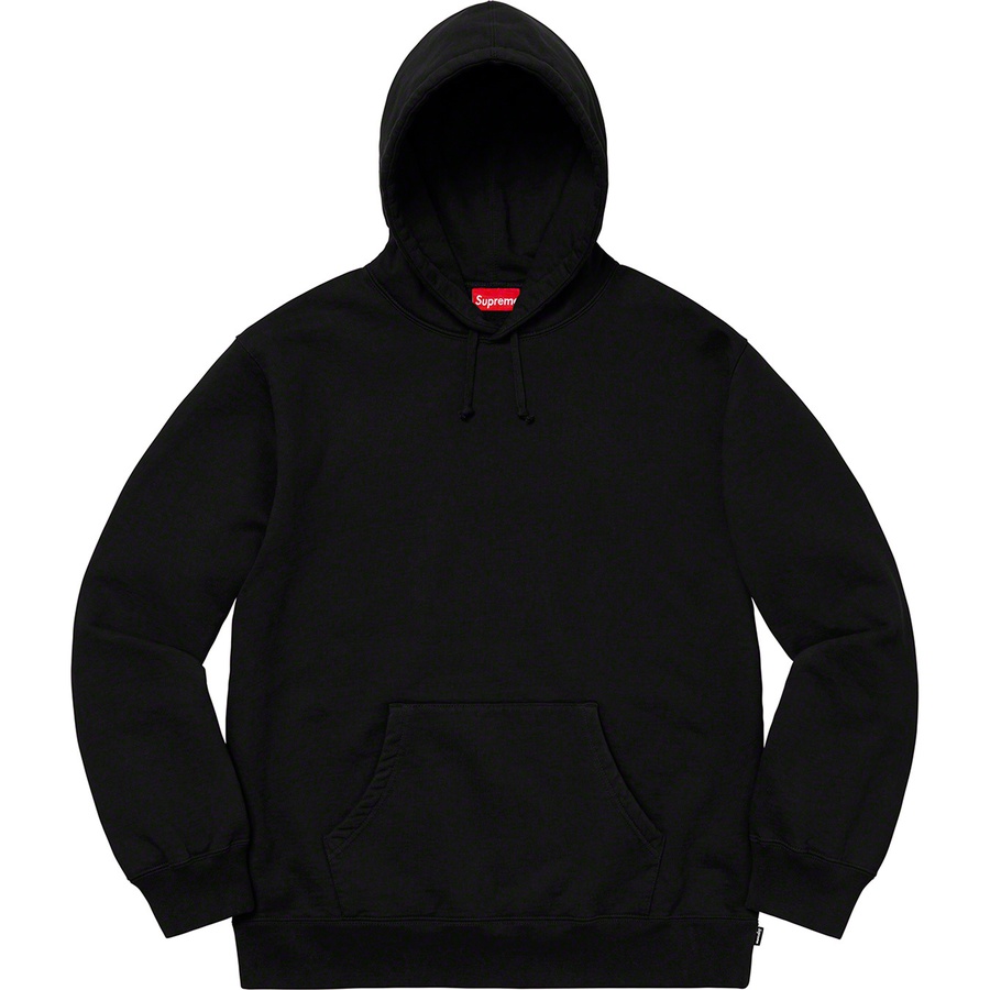 Details on Rhinestone Script Hooded Sweatshirt Black from fall winter 2019 (Price is $158)
