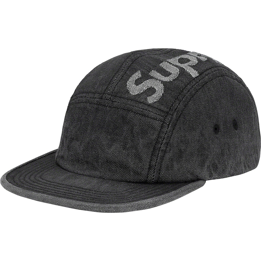 Details on Top Logo Denim Camp Cap Black from fall winter 2019 (Price is $54)