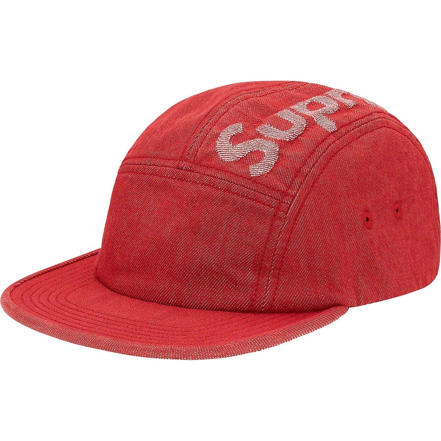 Details on Top Logo Denim Camp Cap Red from fall winter
                                                    2019 (Price is $54)