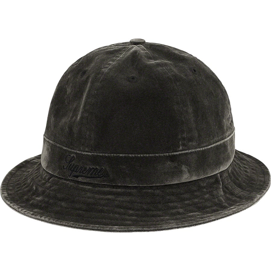 Details on Washed Velvet Bell Hat Black from fall winter
                                                    2019 (Price is $58)