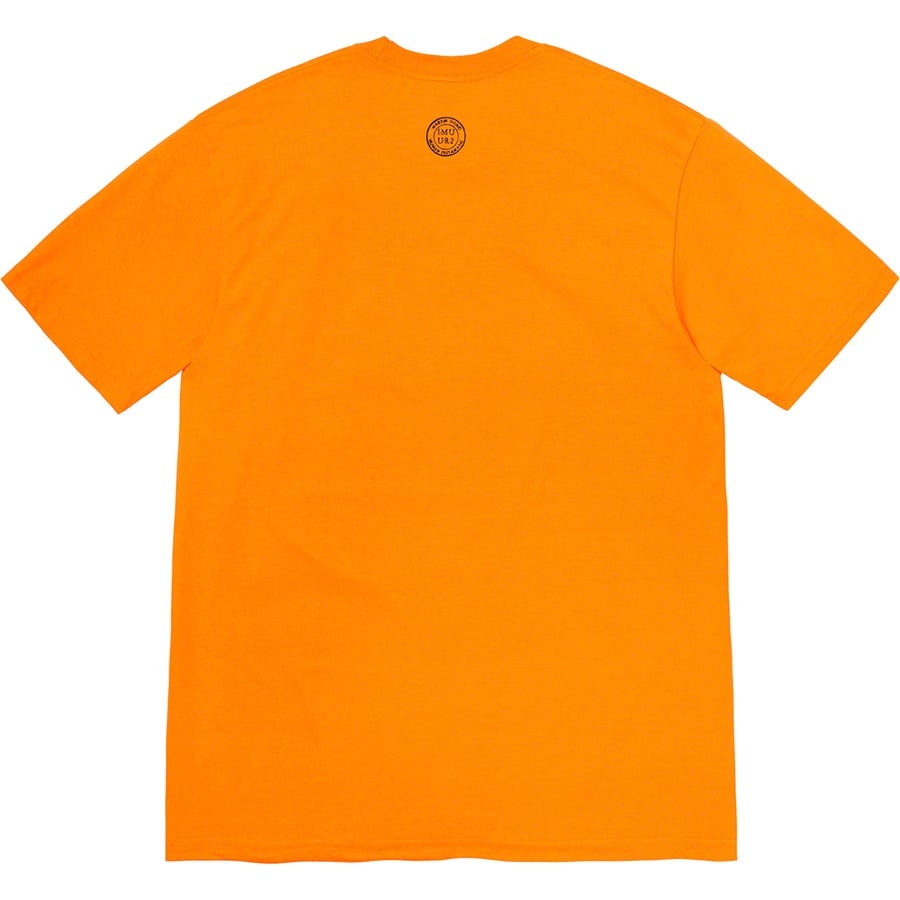 Details on Martin Wong Supreme Iglesia Pentecostal Tee Bright Orange from fall winter
                                                    2019 (Price is $48)