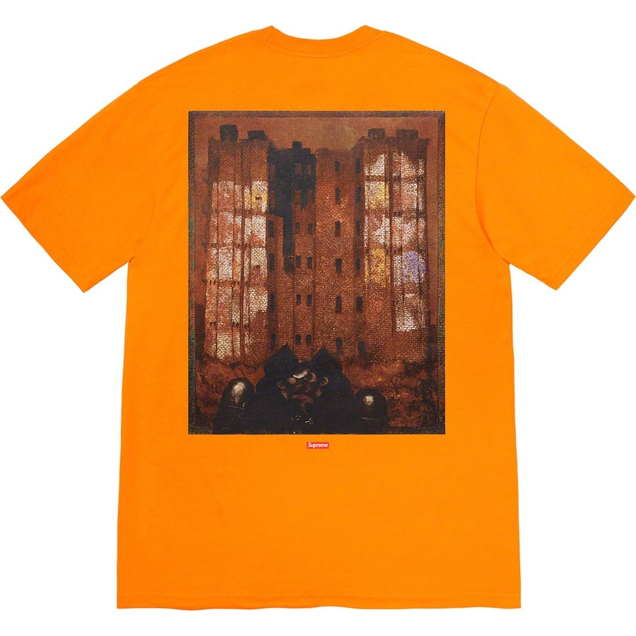 Details on Martin Wong Supreme Big Heat Tee Bright Orange from fall winter
                                                    2019 (Price is $48)