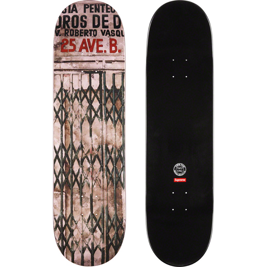 Details on Martin Wong Supreme Iglesia Pentecostal Skateboard Multicolor - 8.25" x 32" from fall winter 2019 (Price is $60)