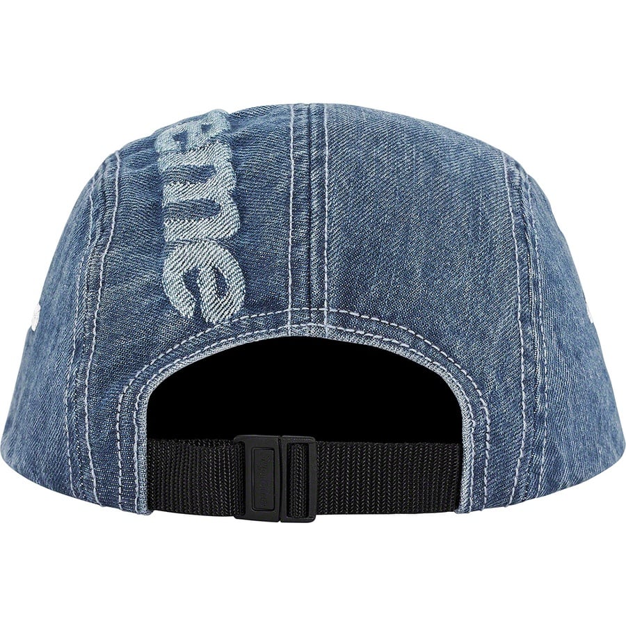 Details on Top Logo Denim Camp Cap Blue from fall winter
                                                    2019 (Price is $54)