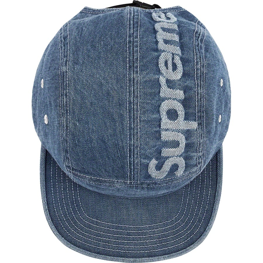 Details on Top Logo Denim Camp Cap Blue from fall winter
                                                    2019 (Price is $54)