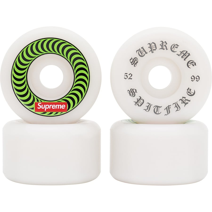 Details on Supreme Spitfire OG Classic Wheels (Set of 4) Green 52MM from fall winter 2019 (Price is $30)