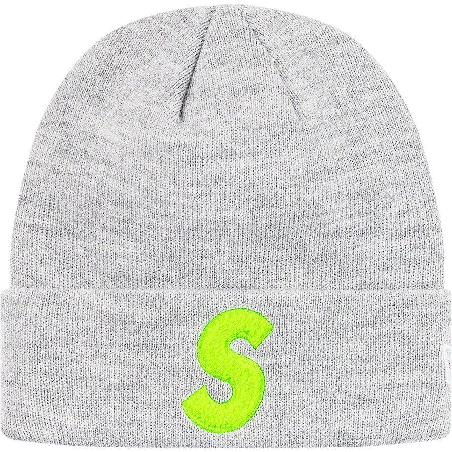 Details on New Era S Logo Beanie Heather Grey from fall winter
                                                    2019 (Price is $38)