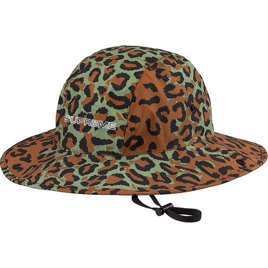 Details on GORE-TEX Rain Hat Leopard from fall winter
                                                    2019 (Price is $88)