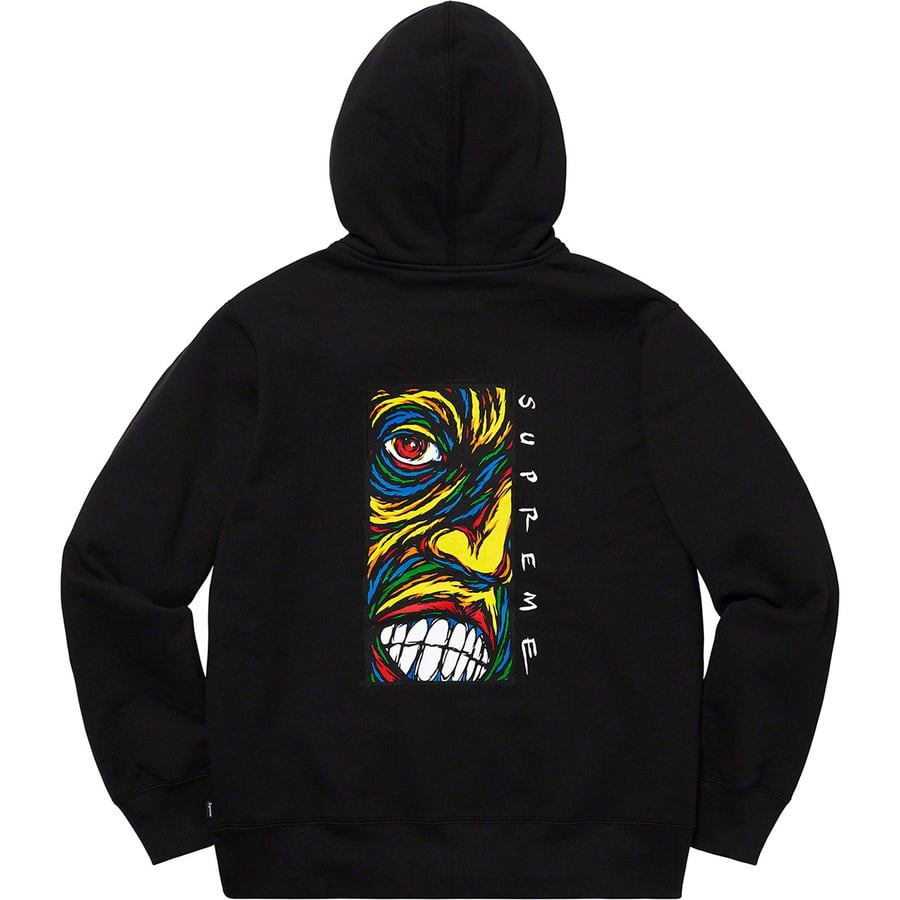 Details on Disturbed Zip Up Hooded Sweatshirt Black from fall winter
                                                    2019 (Price is $168)