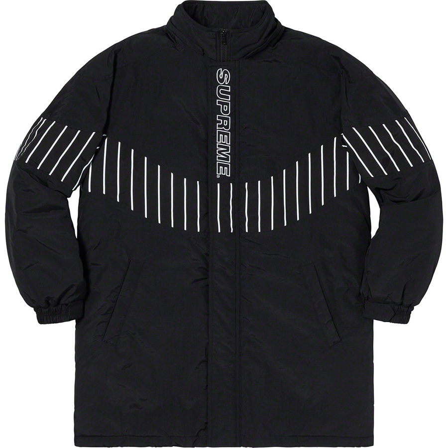 Details on Pinstripe Panel Sports Parka Black from fall winter
                                                    2019 (Price is $238)