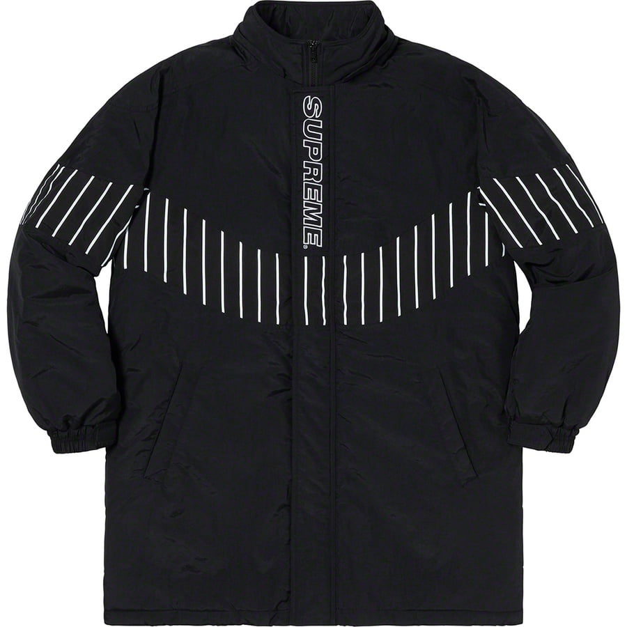 Details on Pinstripe Panel Sports Parka Black from fall winter
                                                    2019 (Price is $238)