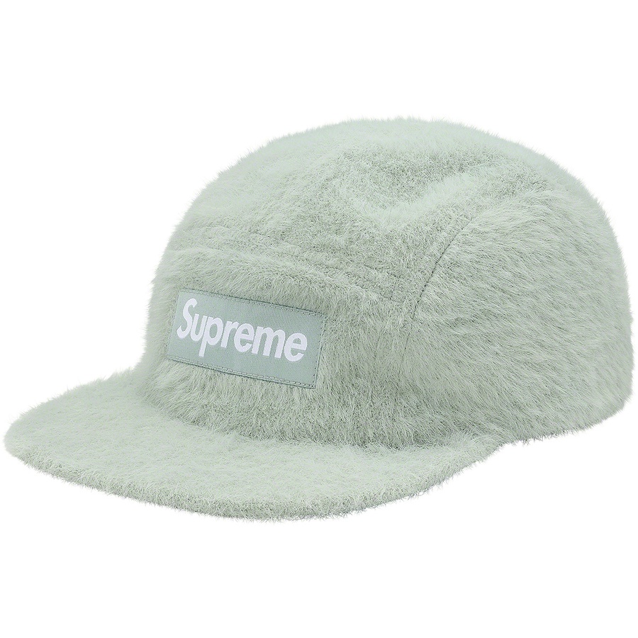 Supreme Faux Fur Camp Cap (FW19) - Light Blue - $54