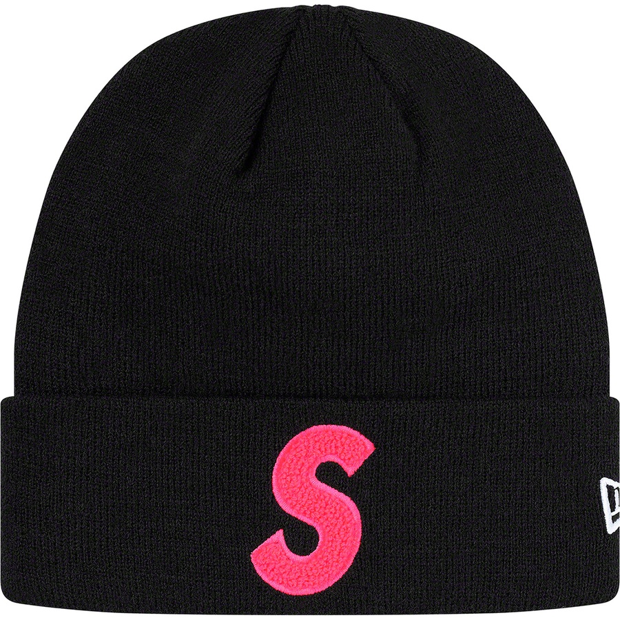 Details on New Era S Logo Beanie Black from fall winter
                                                    2019 (Price is $38)