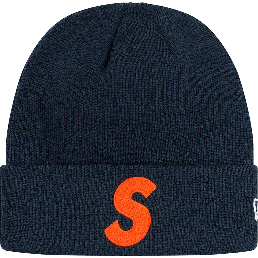 Details on New Era S Logo Beanie Navy from fall winter 2019 (Price is $38)