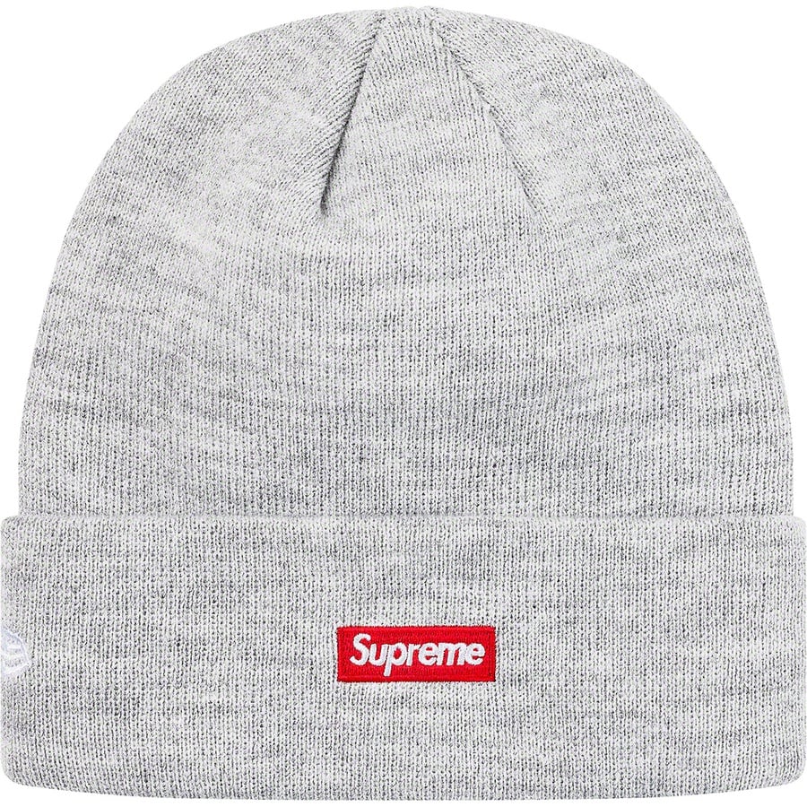 Supreme New Era S Logo Beanie (FW19) - Heather Grey - $38
