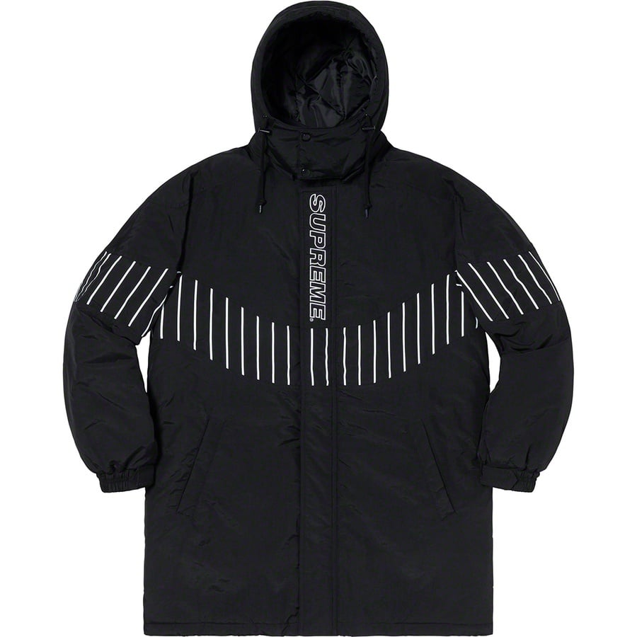 Details on Pinstripe Panel Sports Parka Black from fall winter
                                                    2019 (Price is $238)