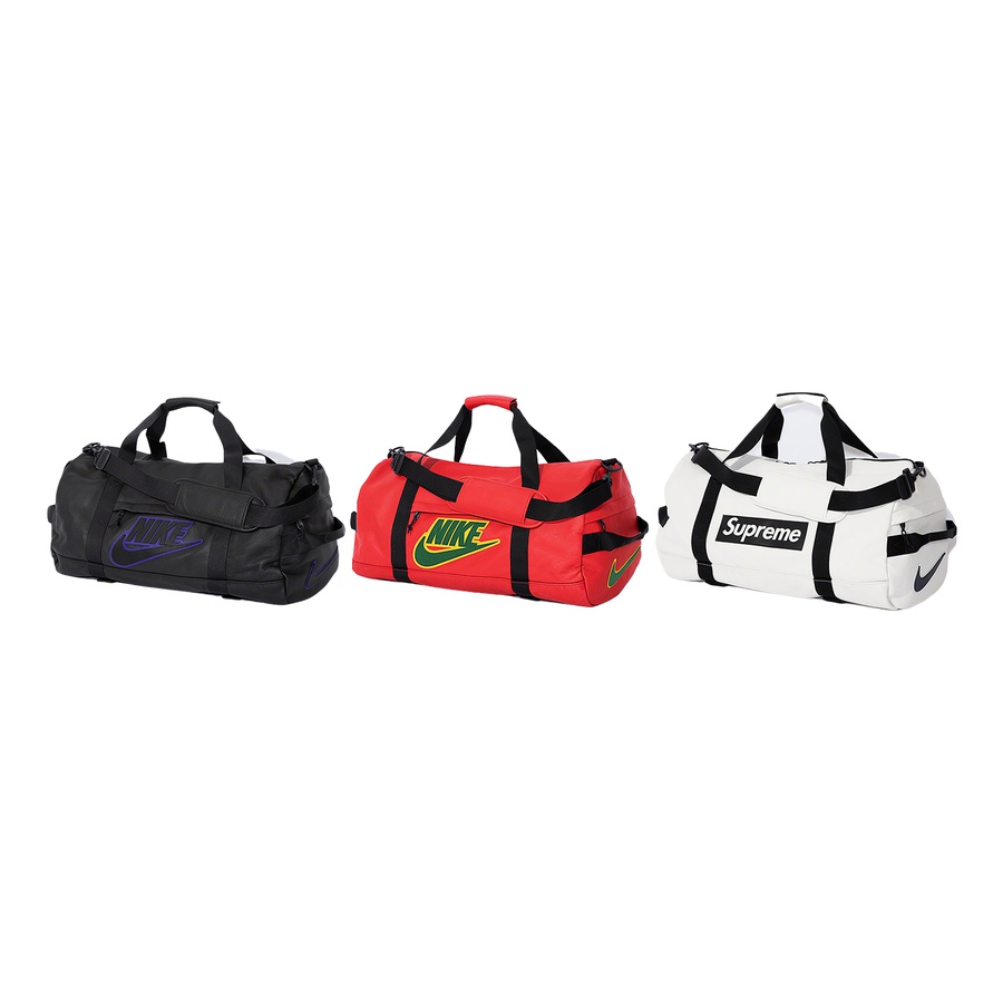 Supreme Supreme Nike Leather Duffle Bag released during fall winter 19 season