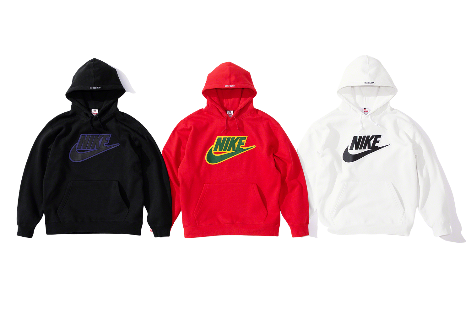 Nike Leather Appliqué Hooded Sweatshirt - fall winter 2019 - Supreme